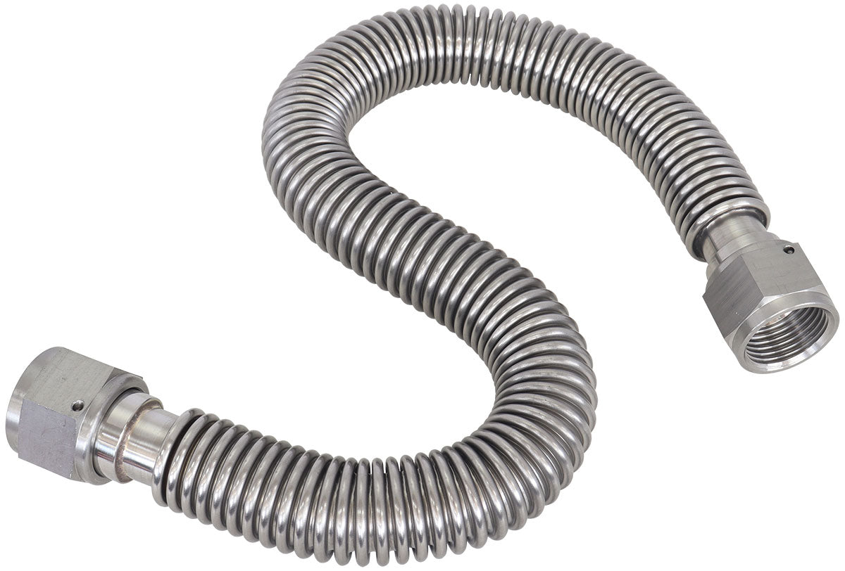 Flexible Turbo Drain Hose S/S Female 2 x -12AN 500mm Long AF463-43 - Aeroflow