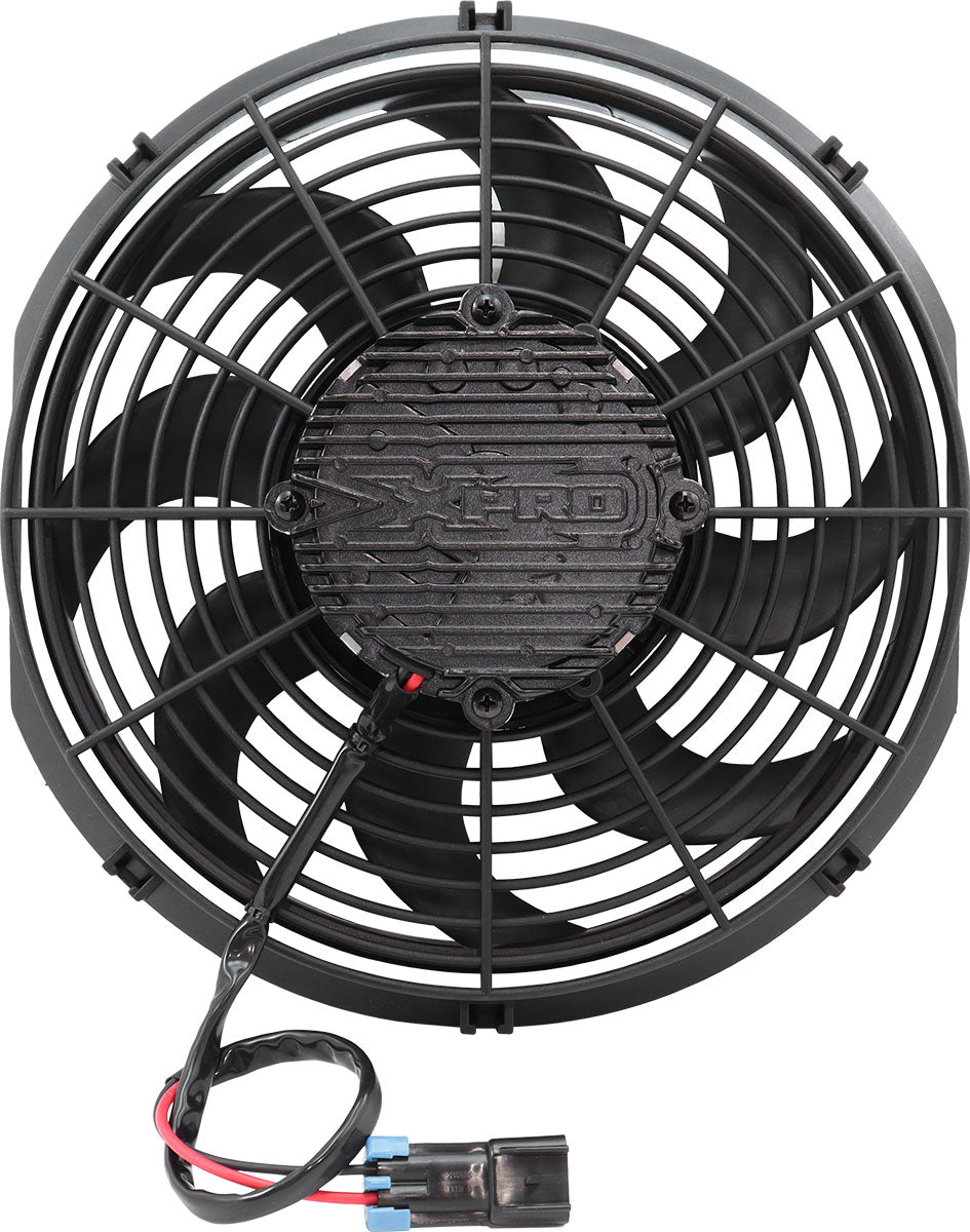Brushless 12" Electric Fan 2000 CFM Curved Blade Pusher AF49-0122 - Aeroflow