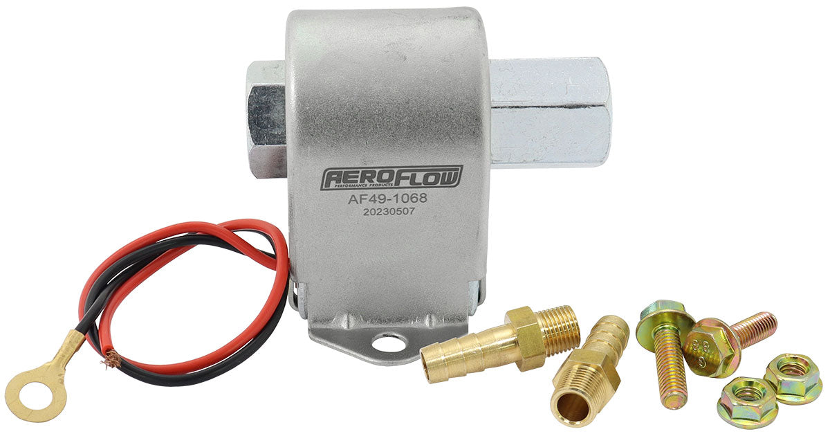 4 - 7 PSI 35 Gph Inline Fuel Pump Metal 1/8" NPT Facet 5/16" AF49-1068 - Aeroflow