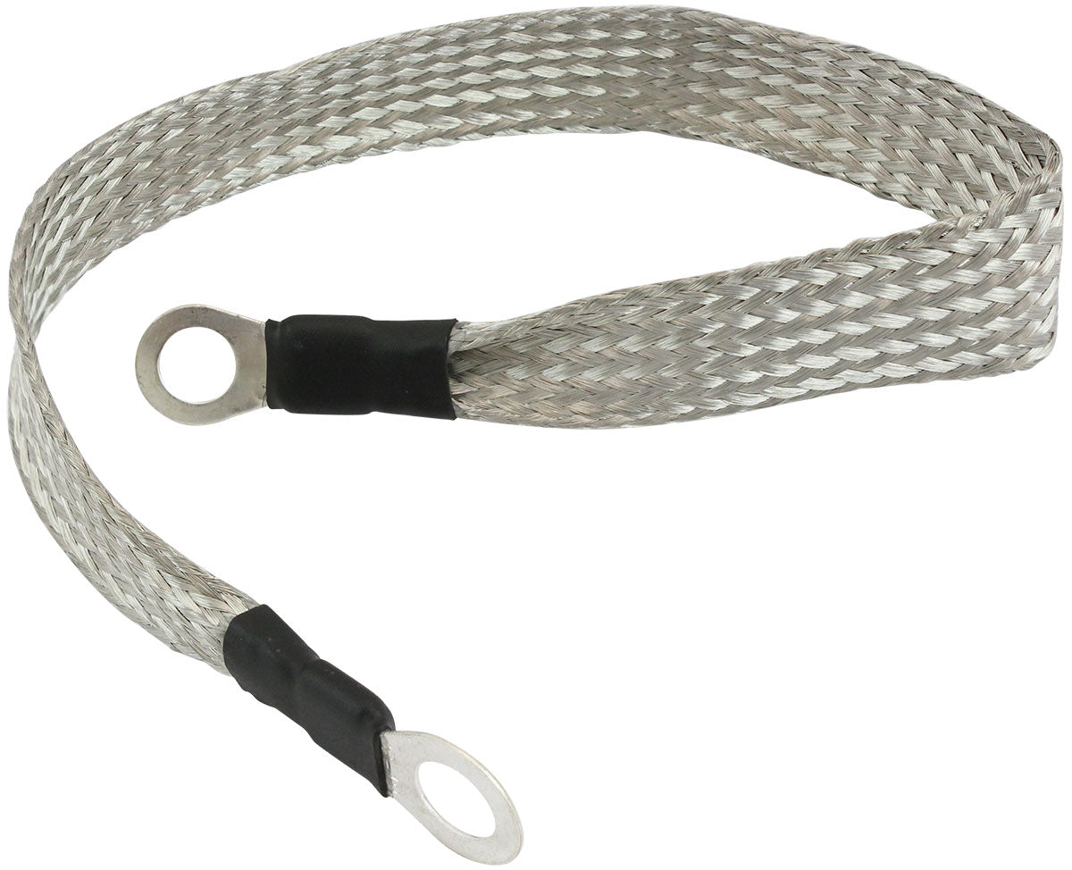 Earth Strap 400mm Long Ground Alternator 5/16" 3/8" Eyelet AF49-1094 - Aeroflow