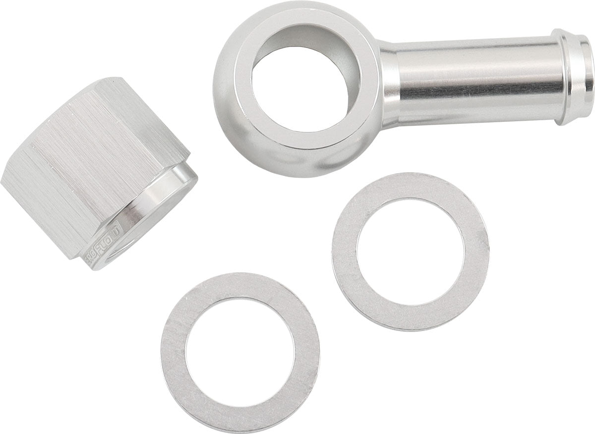 / Bosch Fuel Pump 10mm 3/8" Banjo & Nut Kit Silv AF49-1220S - Aeroflow