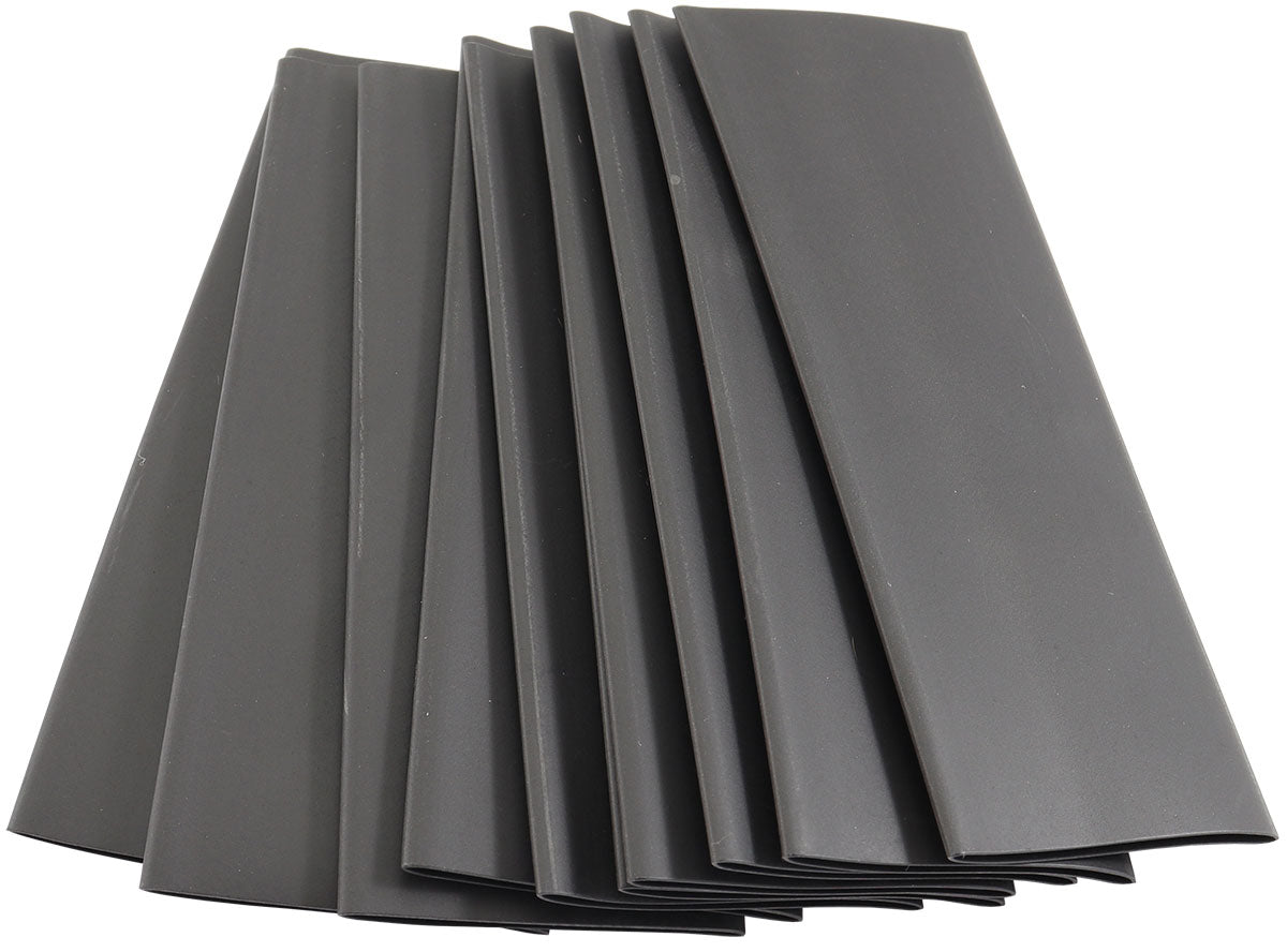 Black Heat Shrink 1" (25.4mm) Refill Kit 10 Pack 49-8990 AF49-8989BLK - Aeroflow