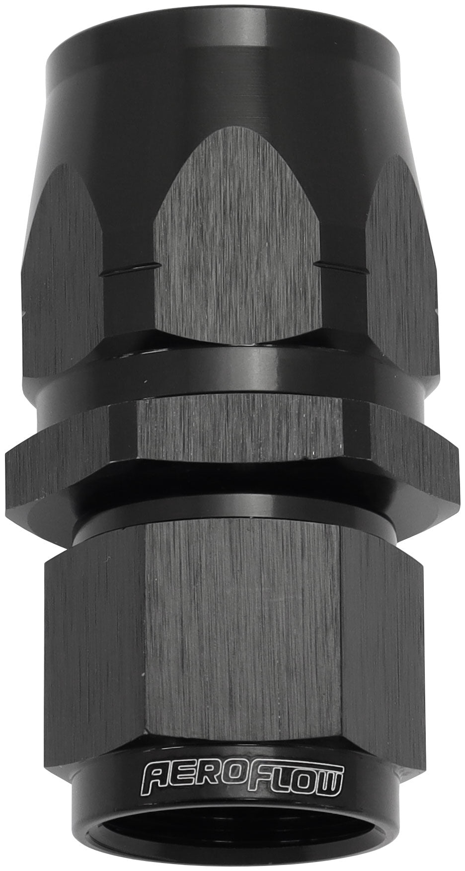 Stepped Straight End -12 Hose To -10AN Expander Hose End Bla AF501-12-10BLK - Aeroflow