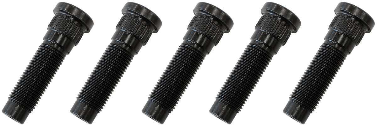 1/2" Wheel Studs 5pk .610" Knurl - 19/32 Hole Disc / Drum AF5071-1001 - Aeroflow