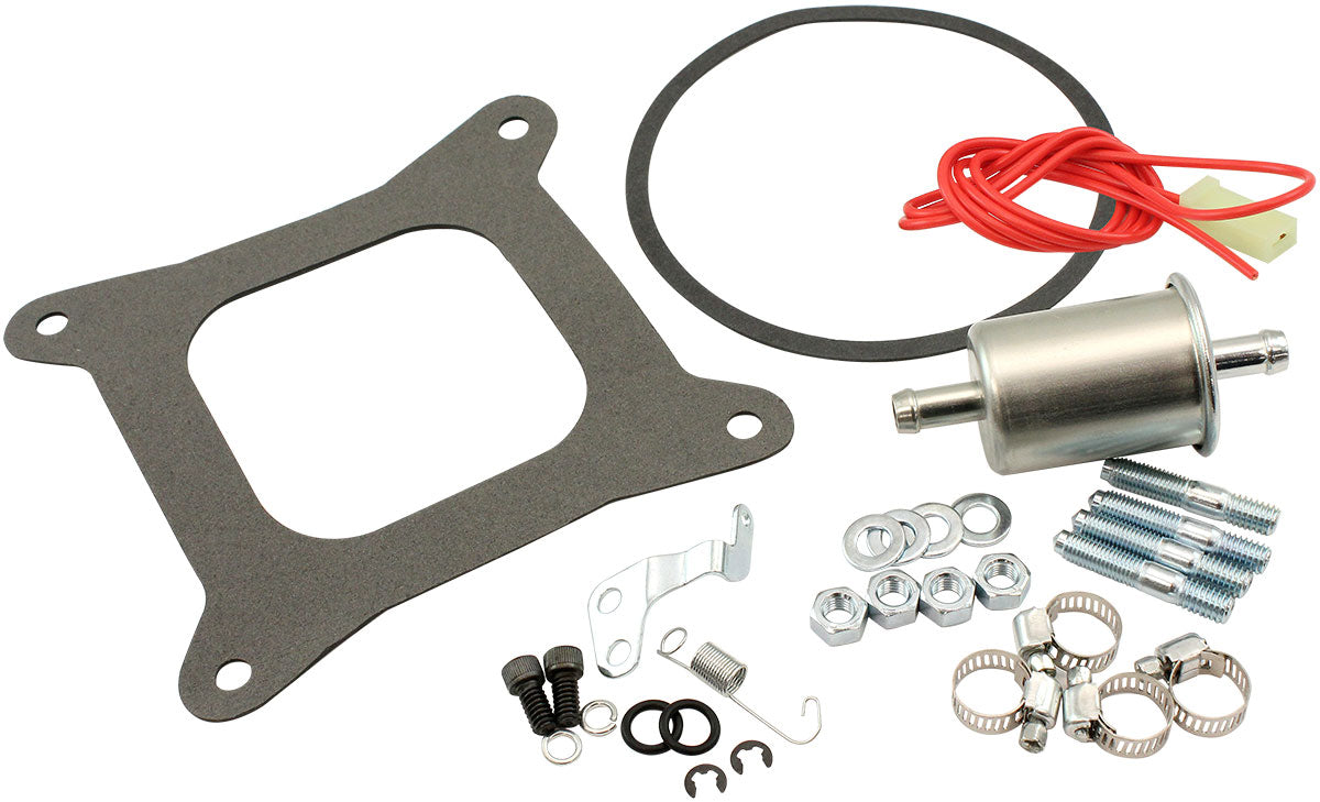 Race 650cfm Carburettor Double Pumper Elec Choke Mech Seconda AF5112-1650 - Aeroflow