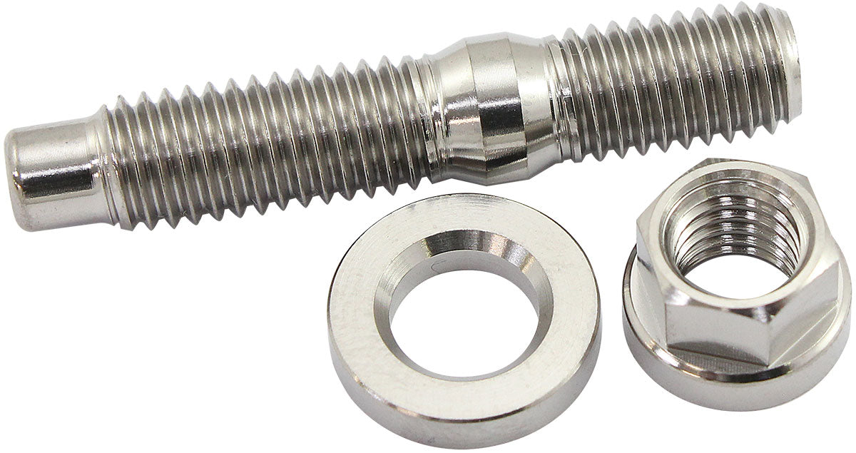 M8 Titanium Stud Washer Hex Nut Kit M8 x 1.25mm Header Bolt AF55-2005 - Aeroflow