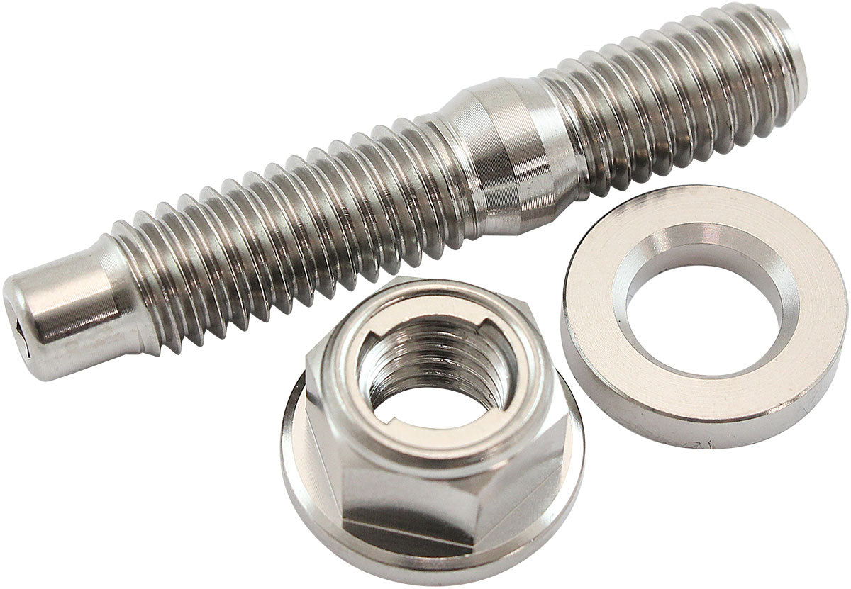 M8 Titanium Stud Locking Hex Nut Kit M8 x 1.25mm Header Bolt AF55-2015 - Aeroflow