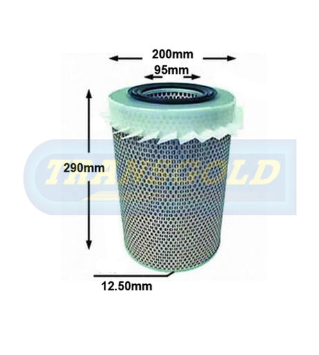 Air Filter (Hda5553) Hino Fd-Ff Non Turbo AF5553 - Transgold | Universal Auto Spares