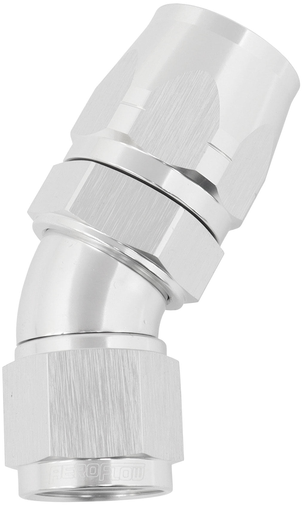 Alloy 30 Deg Hose End -12 Hose To -10AN Expander Hose End Sil AF557-12-10S - Aeroflow