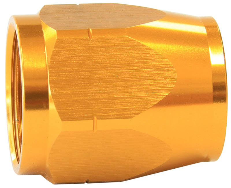 Gold Hose End Socket Cutter Style Fittings Only AF559-06DCG - Aeroflow