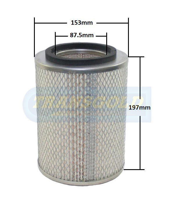 Air Filter (Hda5731) Mazda Ezyloader 82-83/Ford Econovan 82-84 AF5731 - Transgold | Universal Auto Spares