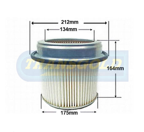 Air Filter (Hda5841) Mitsubishi Starwagon/Express Van 86-94 AF5841 - Transgold | Universal Auto Spares