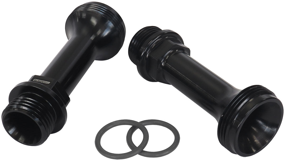 Replacement -8 ORB Leg Black Fuel Log 64-2037 Holley HP AF59-2136BLK - Aeroflow