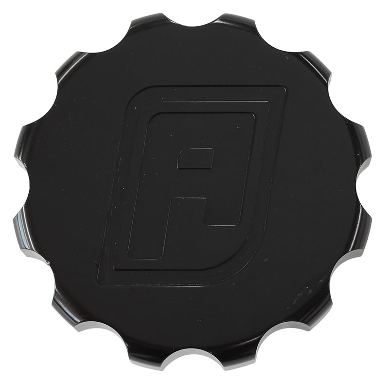 Billet Oil Filler Cap Black -16ORB For Fabricated Covers AF59-5000BLK - Aeroflow