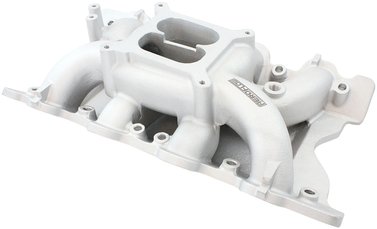 Ford Cleveland Air Gap Intake Manifold Dual Plane Natural 351C AF6010-2002 - Aeroflow