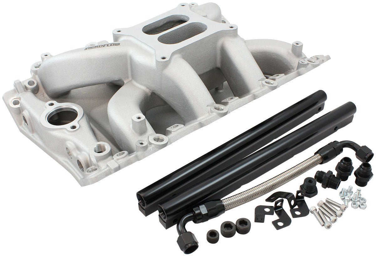 Holden 304 EFI Intake Manifolddual Plane Air Gap Natural Vn AF6010-4003 - Aeroflow