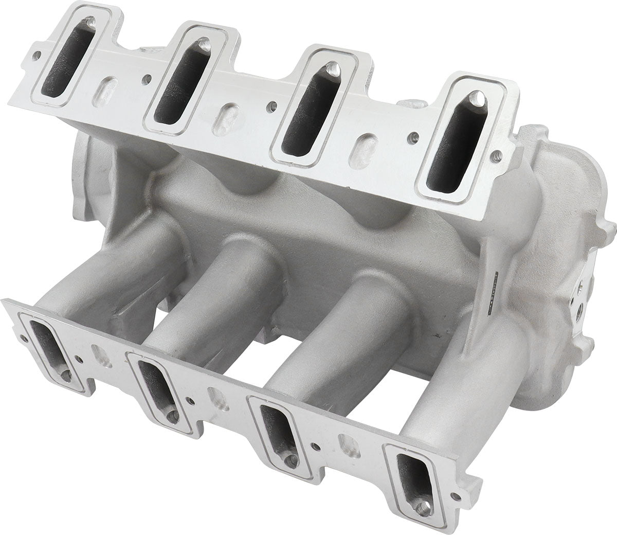 GM LS Modular Intake Manifold Cathedral Port Hi Rise EFI Natural AF6063-5001 - Aeroflow