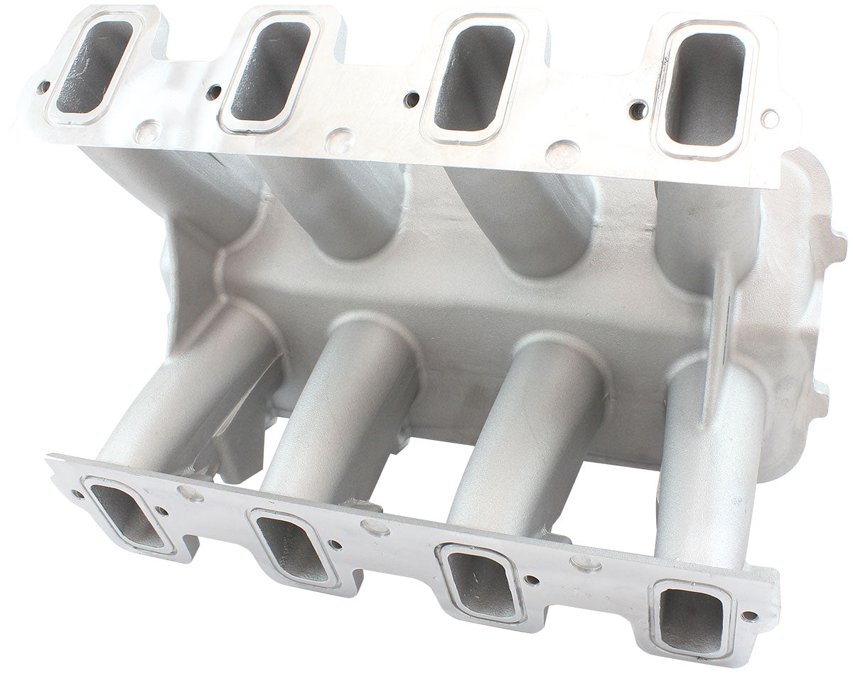 Hi Rise Non EFI GM LS Base Modular Intake Mani Rectangle Port Natural AF6079-6002 - Aeroflow