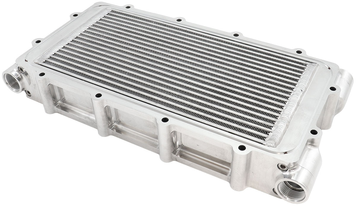2-3/4" Water Air Modular Intakmanifold Intercooler -16AN Orbraw AF6088-0001 - Aeroflow