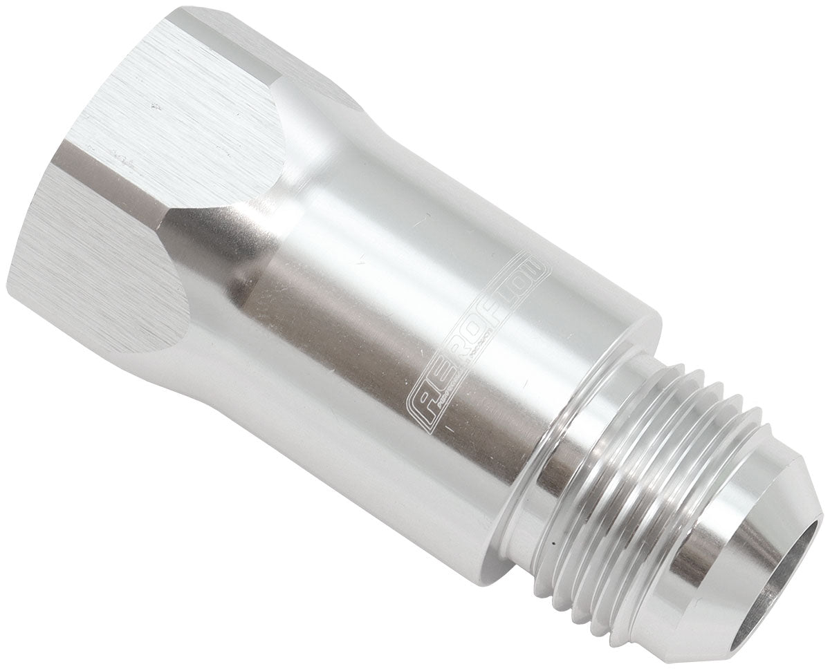 Roll Over Valve Female To Male -10 ORB To Male -10AN Silver AF614-10S - Aeroflow