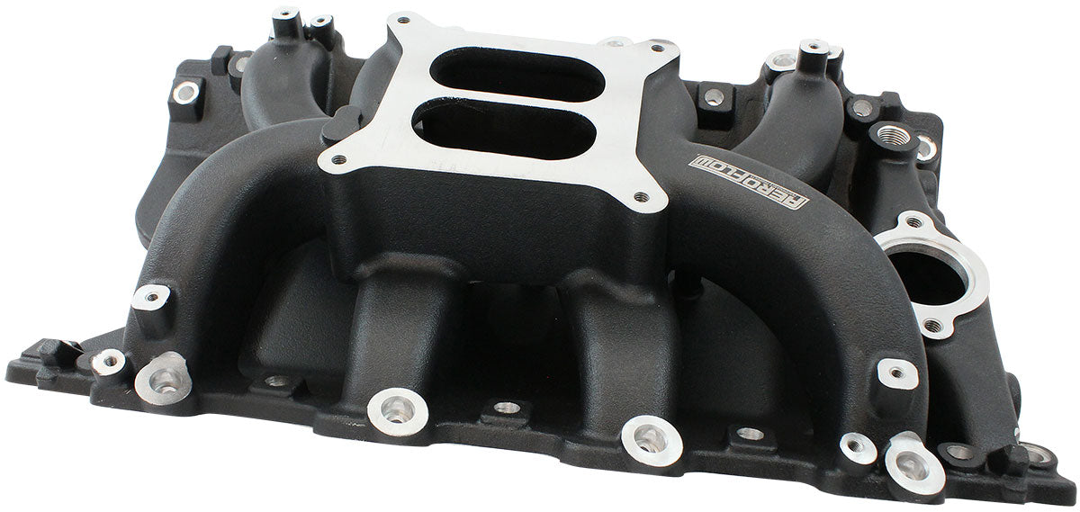 Holden 304 EFI Intake Manifolddual Plane Air Gap Black Vn AF6210-4003 - Aeroflow