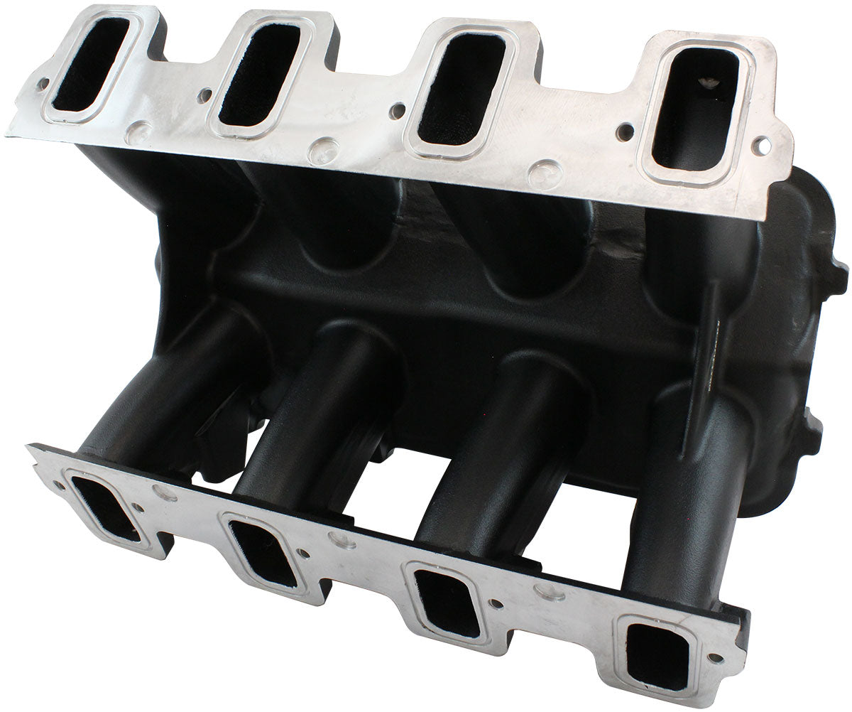 Hi Rise Non EFI GM LS Base Modular Intake Mani Rectangle Port Black AF6279-6002 - Aeroflow