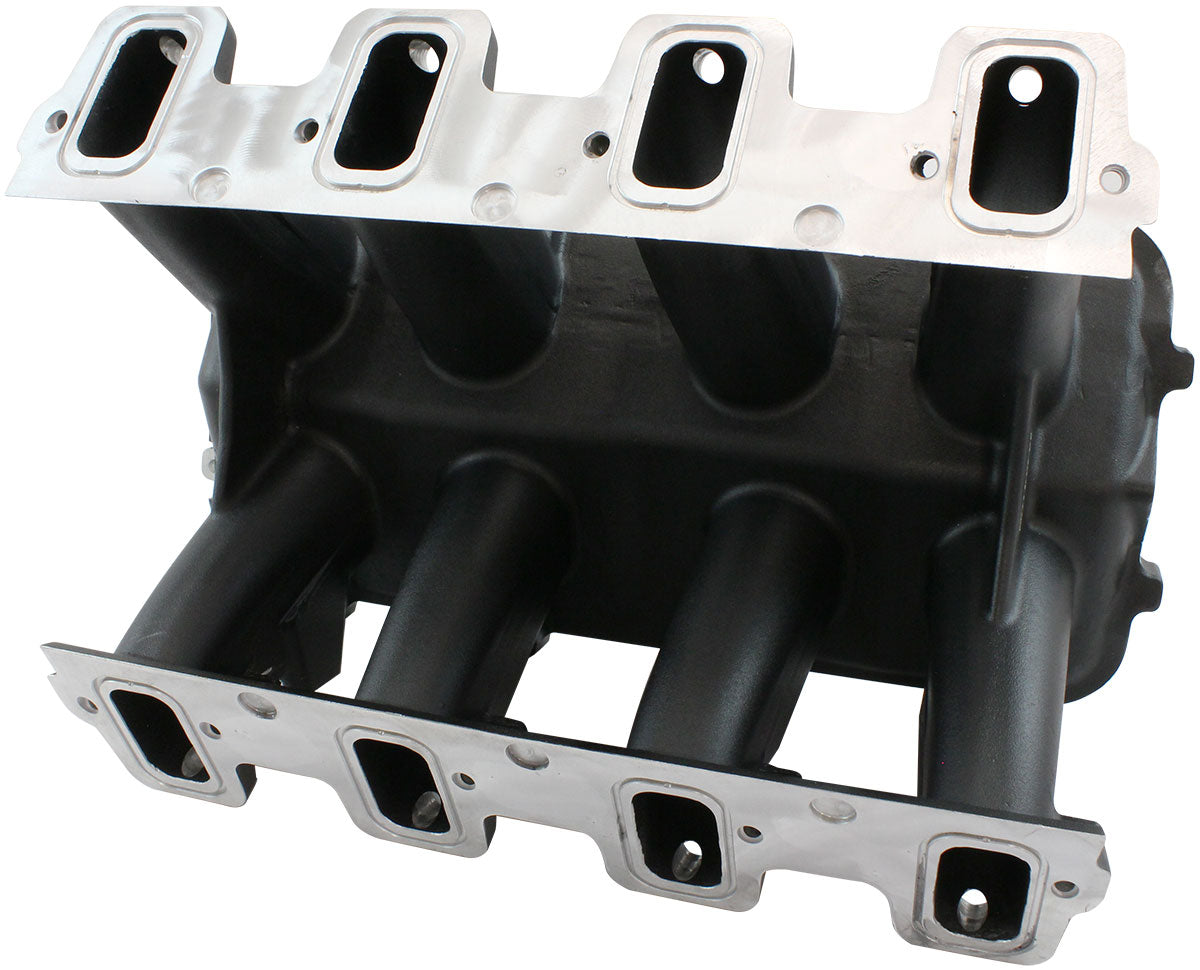 Hi Rise EFI GM LS Base Intake Modular Manifold Rectangle Port Black AF6279-6004 - Aeroflow