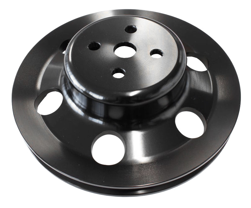 Billet Water Pump V Pulley Black Suit 302 351C Ford AF64-2023BLK - Aeroflow