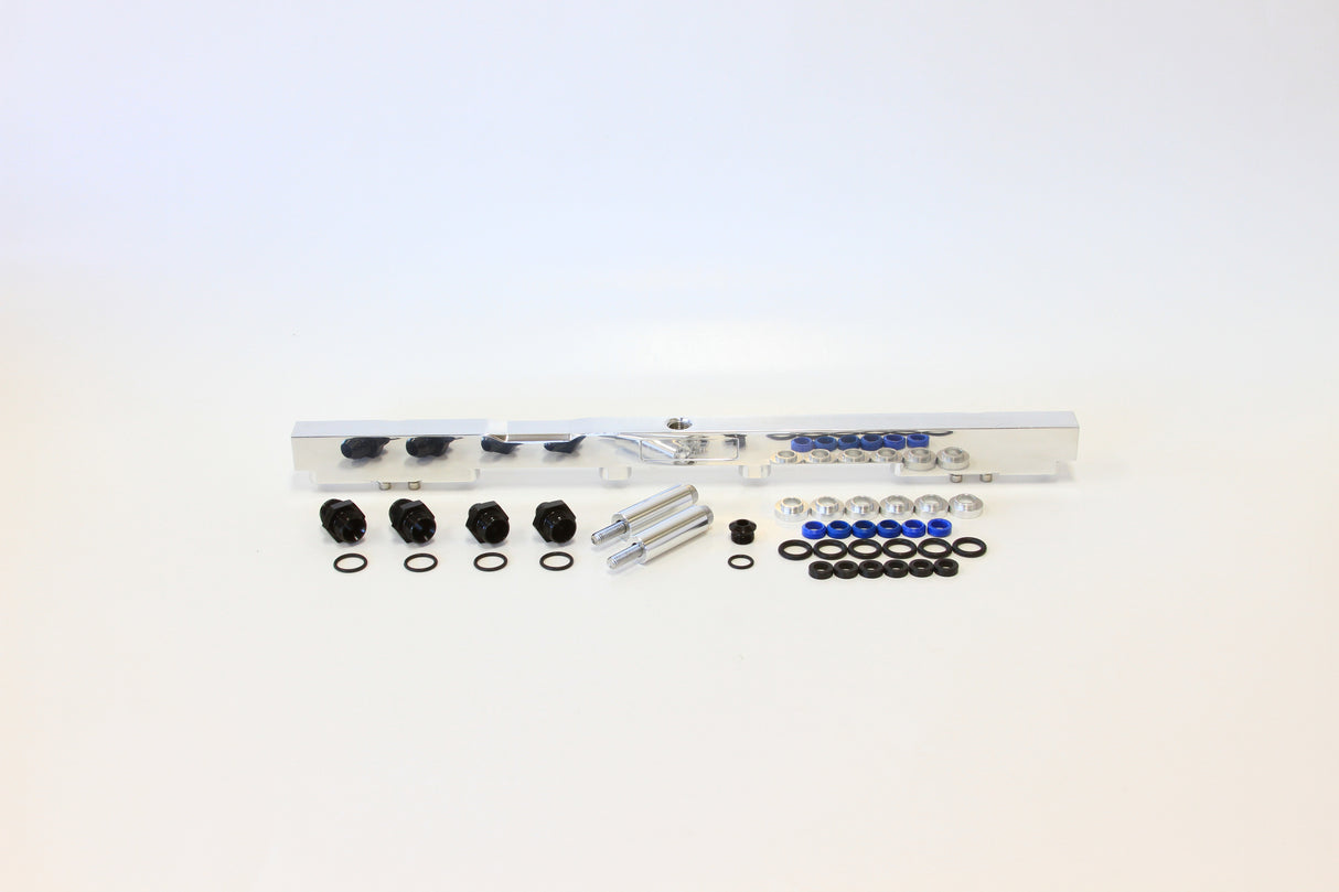 Fuel Rail Kit Suit Toyota 2JZSUITS 14mm Injectors Polished AF64-2059P - Aeroflow