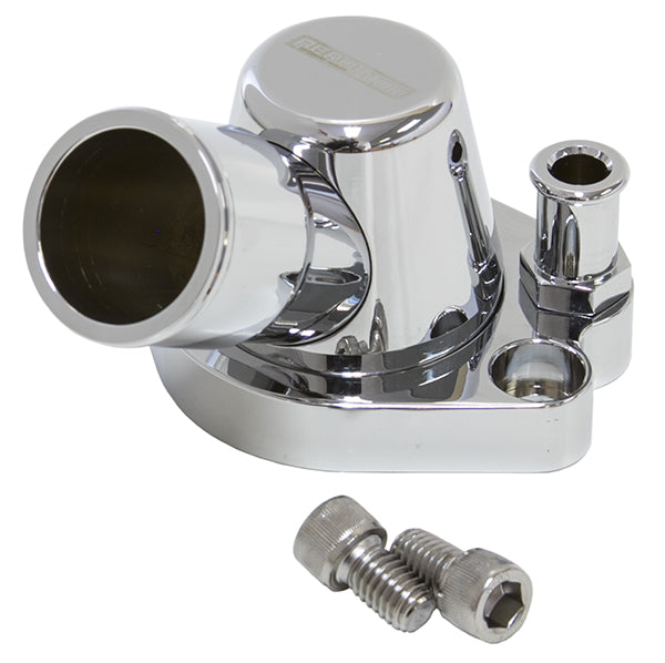 Billet Thermostat Housing Chroholden V8 Heater 90 Deg SWIVEL253 308 AF64-2091C - Aeroflow