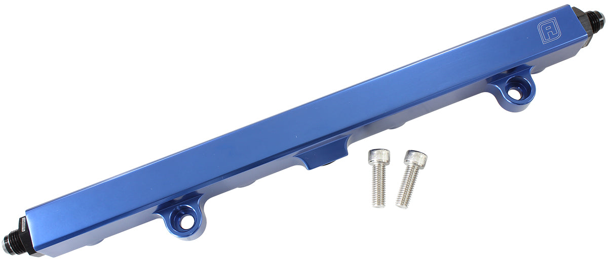 Honda K20 K24 Fuel Rail -8ORB Inlets / Outlets Blue AF64-2140 - Aeroflow