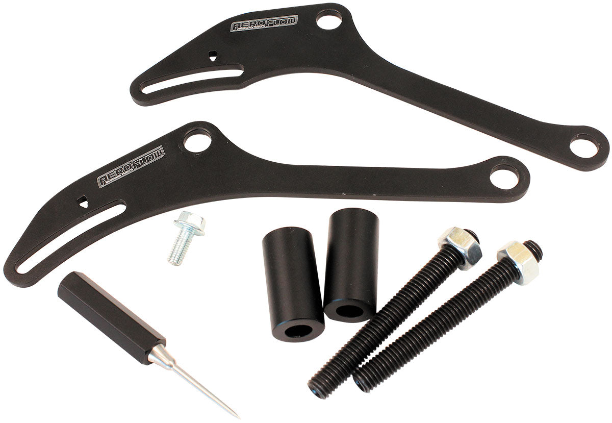 Billet LS1 Timing Pointer Suit 6.75" 7.5" Balancer Black AF64-2160BLK - Aeroflow