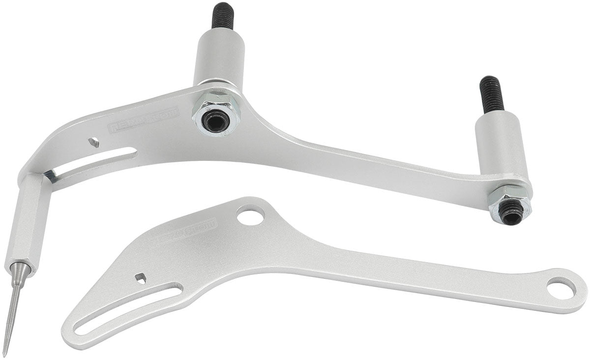 Billet LS1 Timing Pointer Suit 6.75" 7.5" Balancer Silve AF64-2160S - Aeroflow