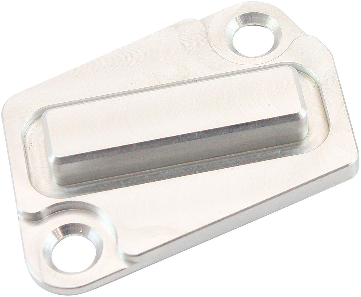GM LS MAF Sensor Block Off Plate Delete Cover Mass Air Flow Raw AF64-2176 - Aeroflow