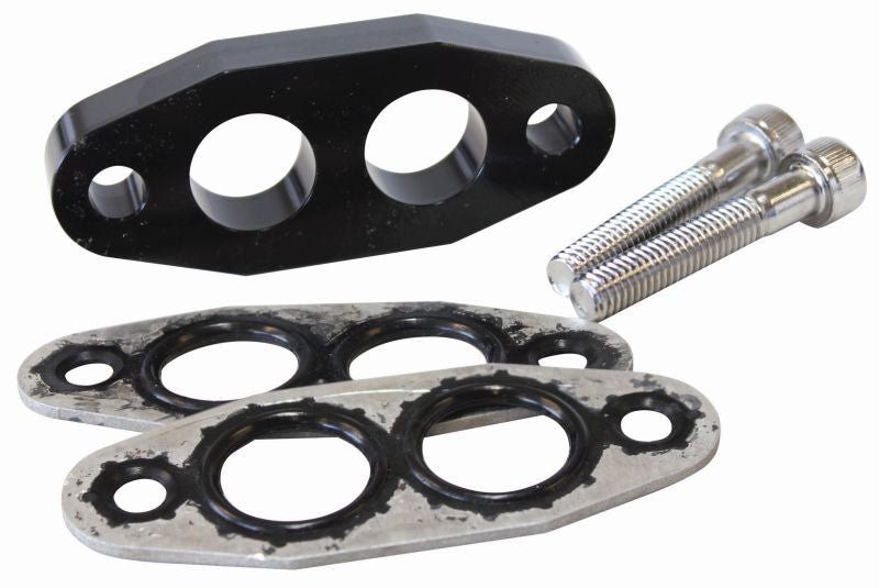 LS Oil Cooler Adapter VT - VZ Extension AF64-2184BLK - Aeroflow