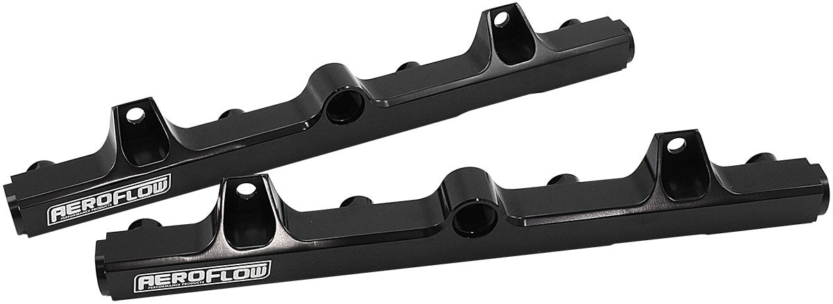 Fuel Rail Kit Ford Coyote V8 Black Mustang Falcon Boss AF64-2214BLK - Aeroflow