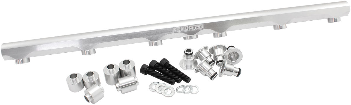 Fuel Rail Kit Suit Toyota 2JZGE Non Turbo All 2JZGE Silver AF64-2260S - Aeroflow