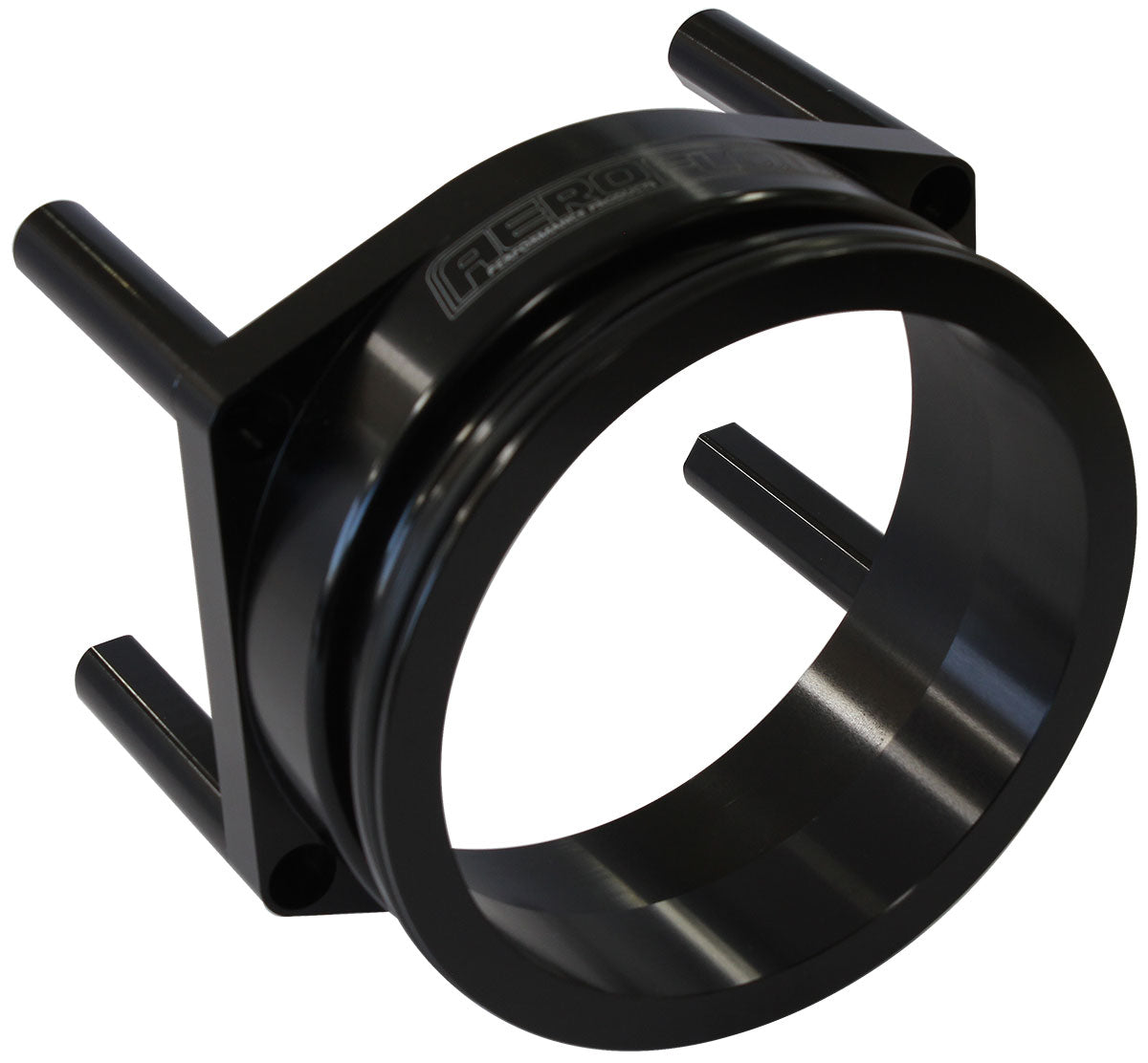 95mm Cable Throttle Adapter Intercooler Clamp 4 Inch Black AF64-2272BLK - Aeroflow