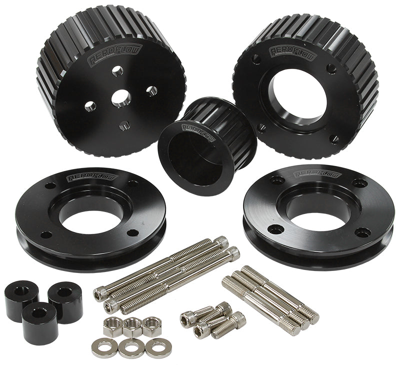 Gilmer Drive Kit - Black Holden 5.0L 304ci V8 Vn-Vs AF64-3006BLK - Aeroflow