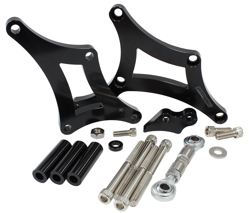 Black Alt Brack Holden Lh-Lx Drivers Side Low Mount AF64-4035BLK - Aeroflow