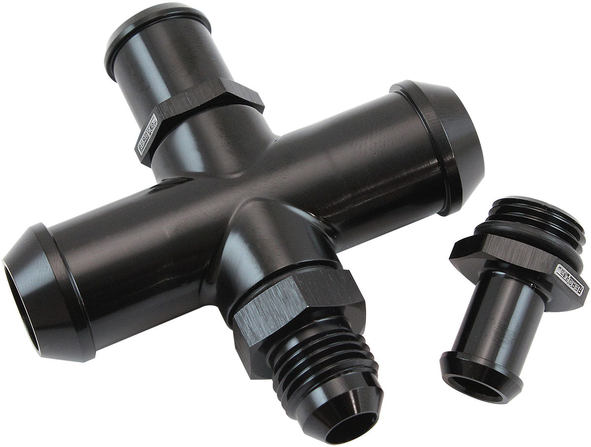 Ford Barra BA BF FG XR6 Heaterhose x Piece Falcon Black AF64-4044BLK - Aeroflow
