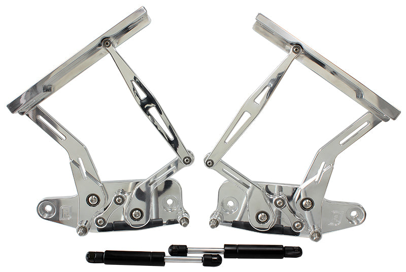 Billet Bonnet Hinge Kit Polishholden Hk - Ht - Hg AF64-4129 - Aeroflow