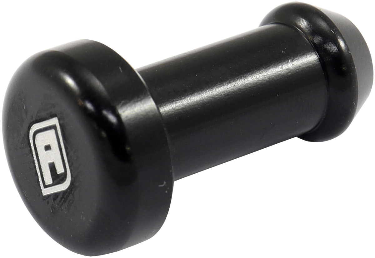 Block Off Plug 1/4" 6mm Black For Rubber Hose Heater Fuel AF64-5206BLK - Aeroflow