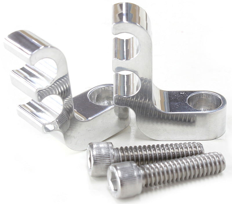 Polished 2 Wire Lead Separatorbolt Into Valve Cover Pair AF64-9702 - Aeroflow