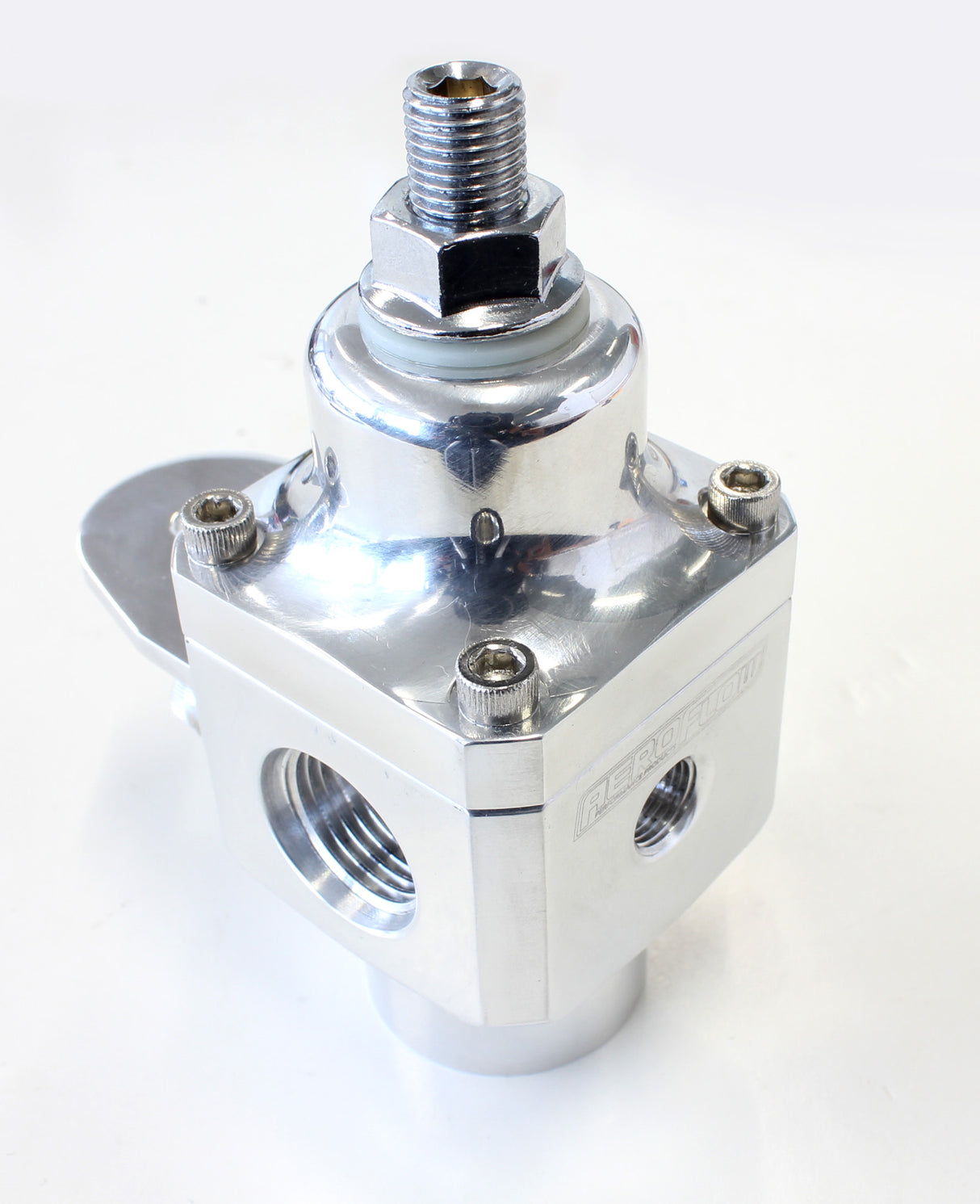 2 Port Fuel Pressure Regulator Polished 750+ HP @ 4-12 PSI AF66-2047P - Aeroflow