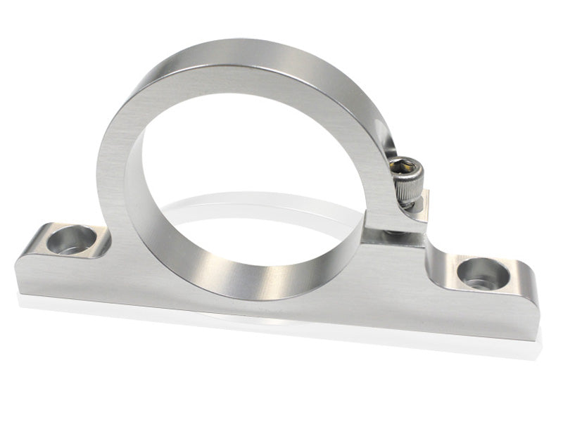 Billet Filter Bracket For 1-1/4" Diam Filt Polished AF66-2049 - Aeroflow