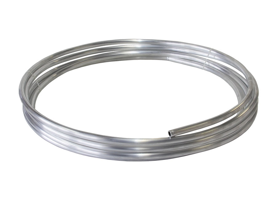 3/8" Alloy Hard Line (9.5mm) Natural Finish (Raw) 25ft 7.5M AF66-3000 - Aeroflow
