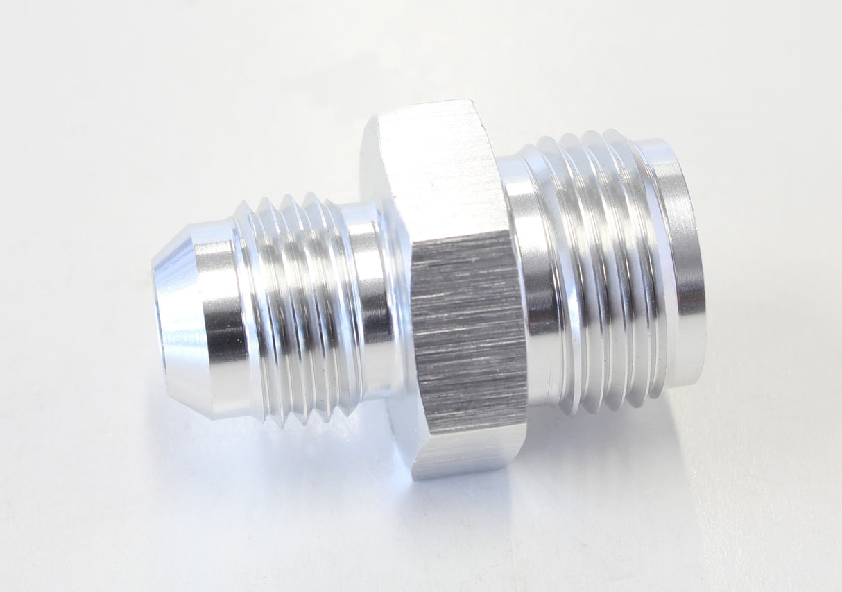 Adaptor 11/16 x 18 Inverted Seat To -06 Silver AF705-06S - Aeroflow