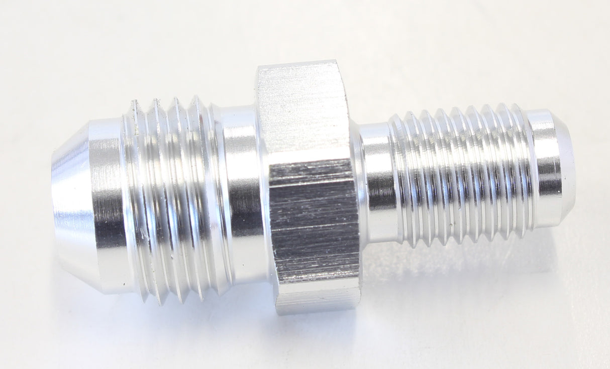 3/8"-24 Dual Seat Flare -6AN Silver Also Can Be Washer Seal AF707-06S - Aeroflow