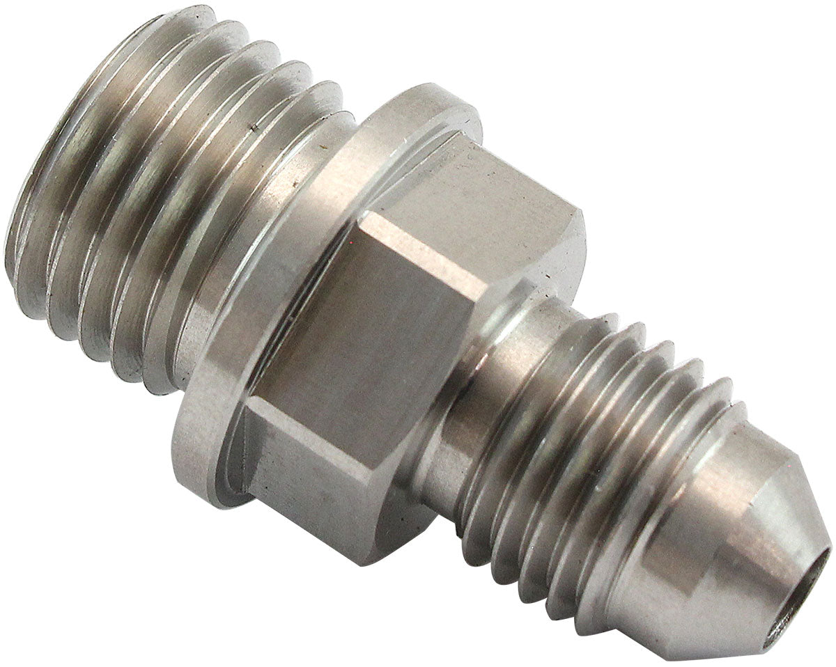 Metric M14 x 1.5mm To -4AN Male M14 x 1.5mm To -4AN S/S AF732-04SS - Aeroflow